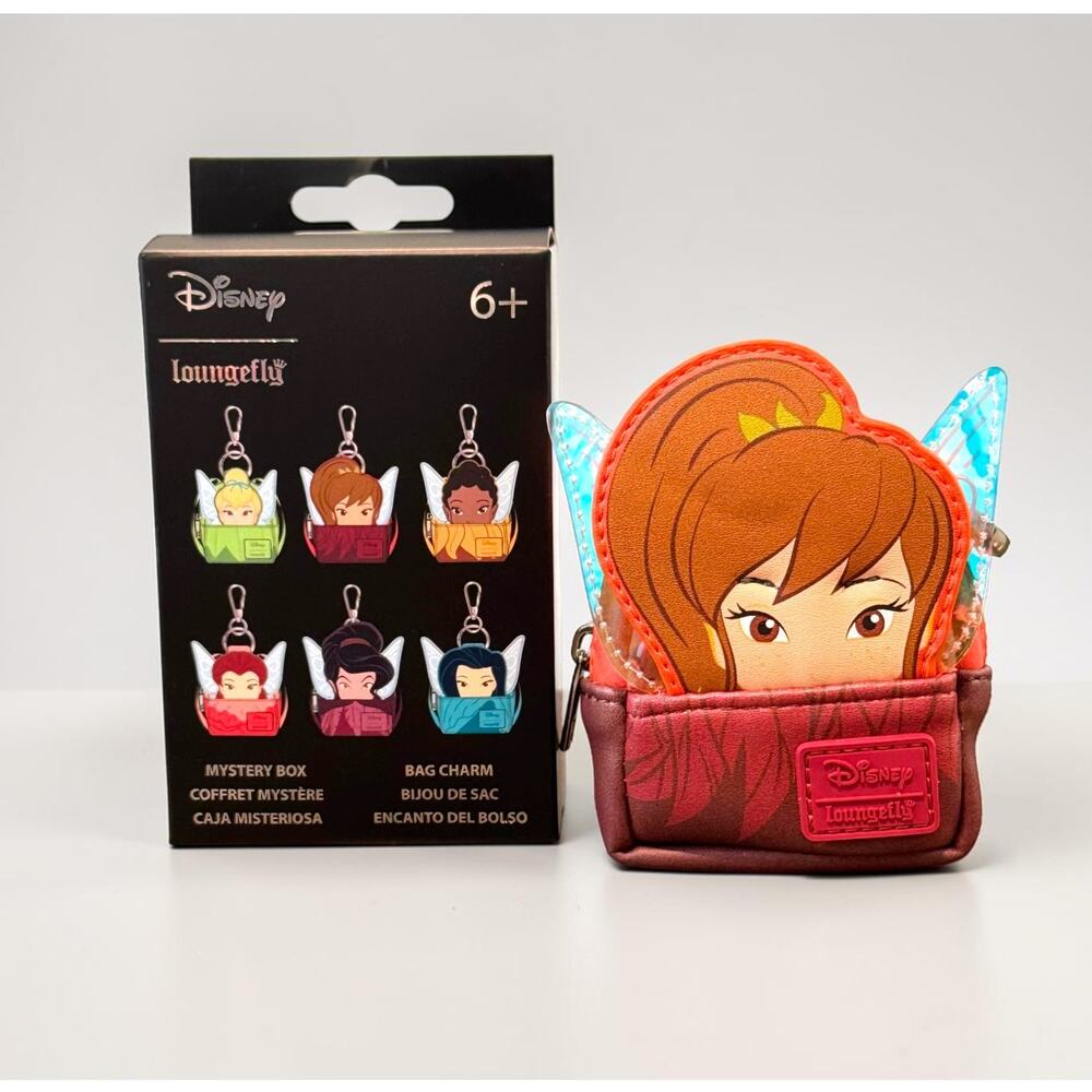 Loungefly Disney Fairies Fawn Cosplay Mini Backpack Bag Charm Keychain NWT